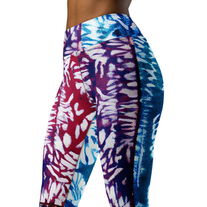 Shibori Chaos High Waist Leggings