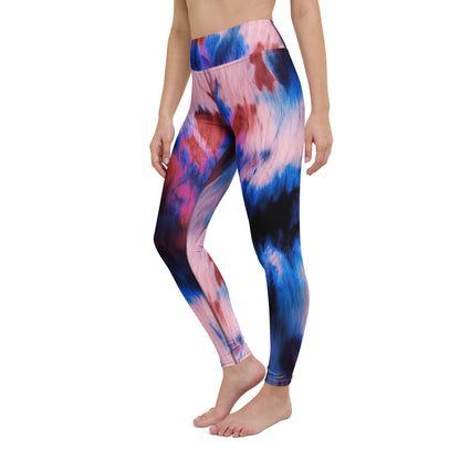 Shibori Rose High Waist Leggings