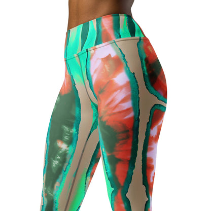 Shibori Melon Booty High Waist Leggings
