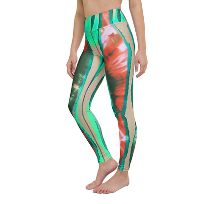 Shibori Melon Booty High Waist Leggings