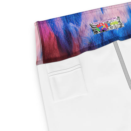 Shibori Rose High Waist Leggings