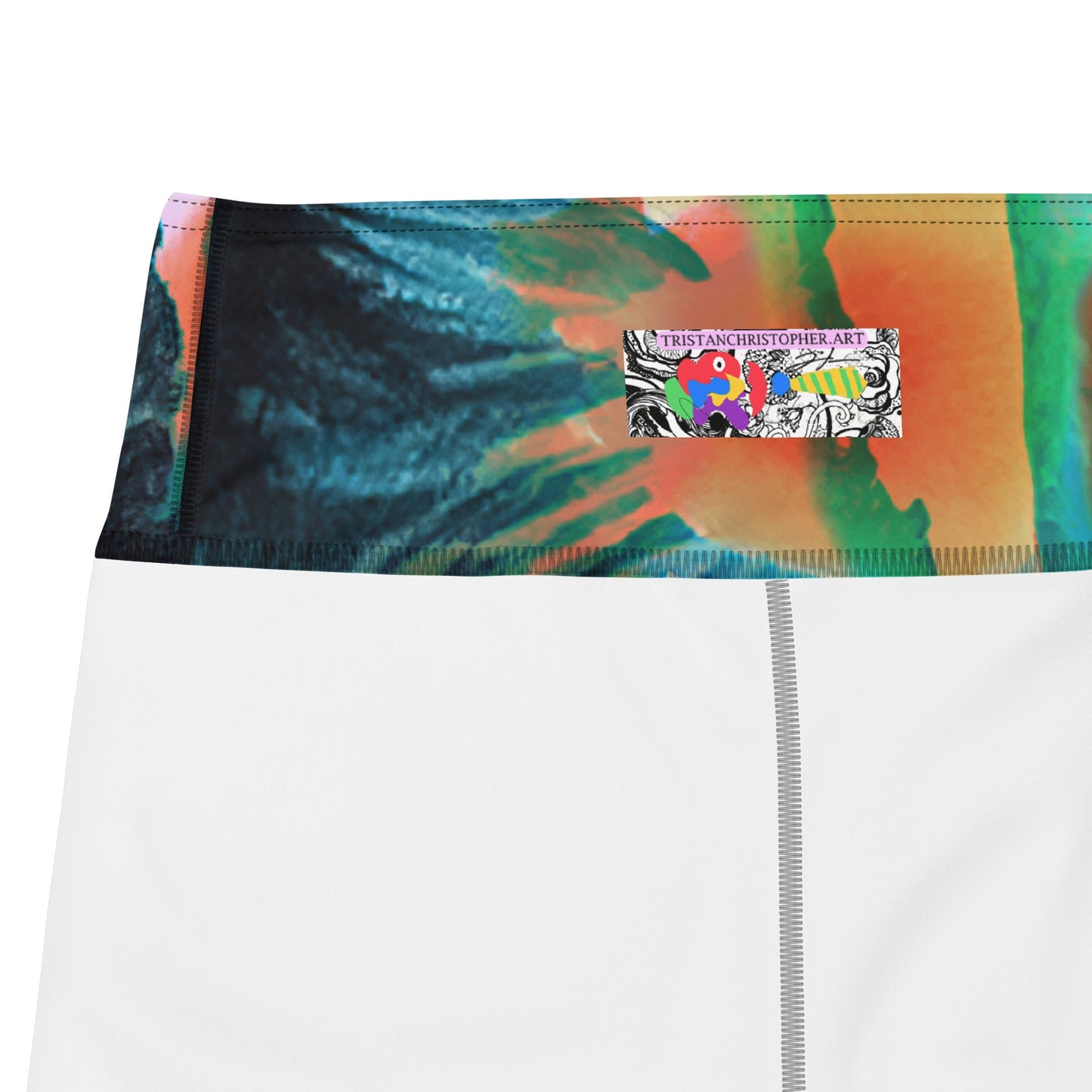 Shibor Floral Print High Waist Leggings