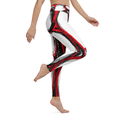 Contour Shapewear Red High Waisted Leggings