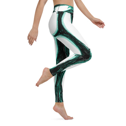 Contour Shapewear Teal High Waist Leggings