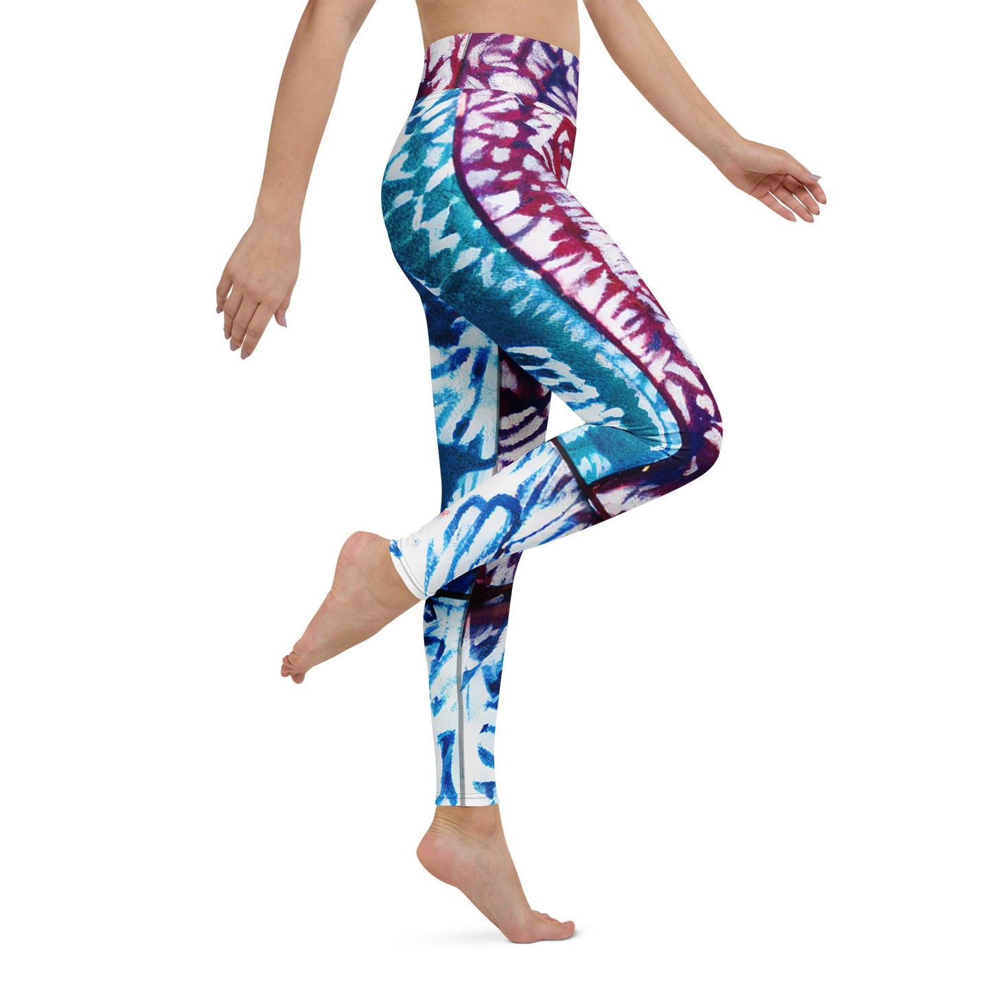 Shibori Chaos High Waist Leggings
