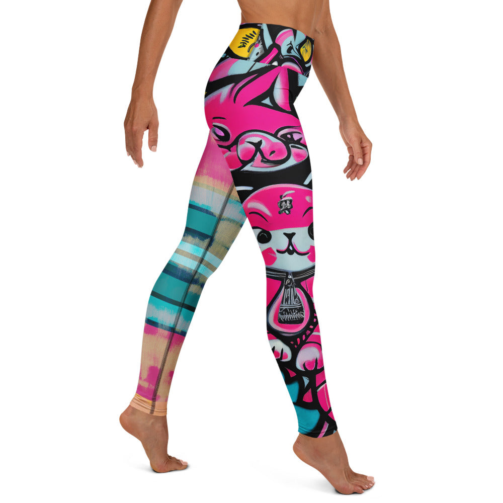 Blicky Kitty High Waist Leggings