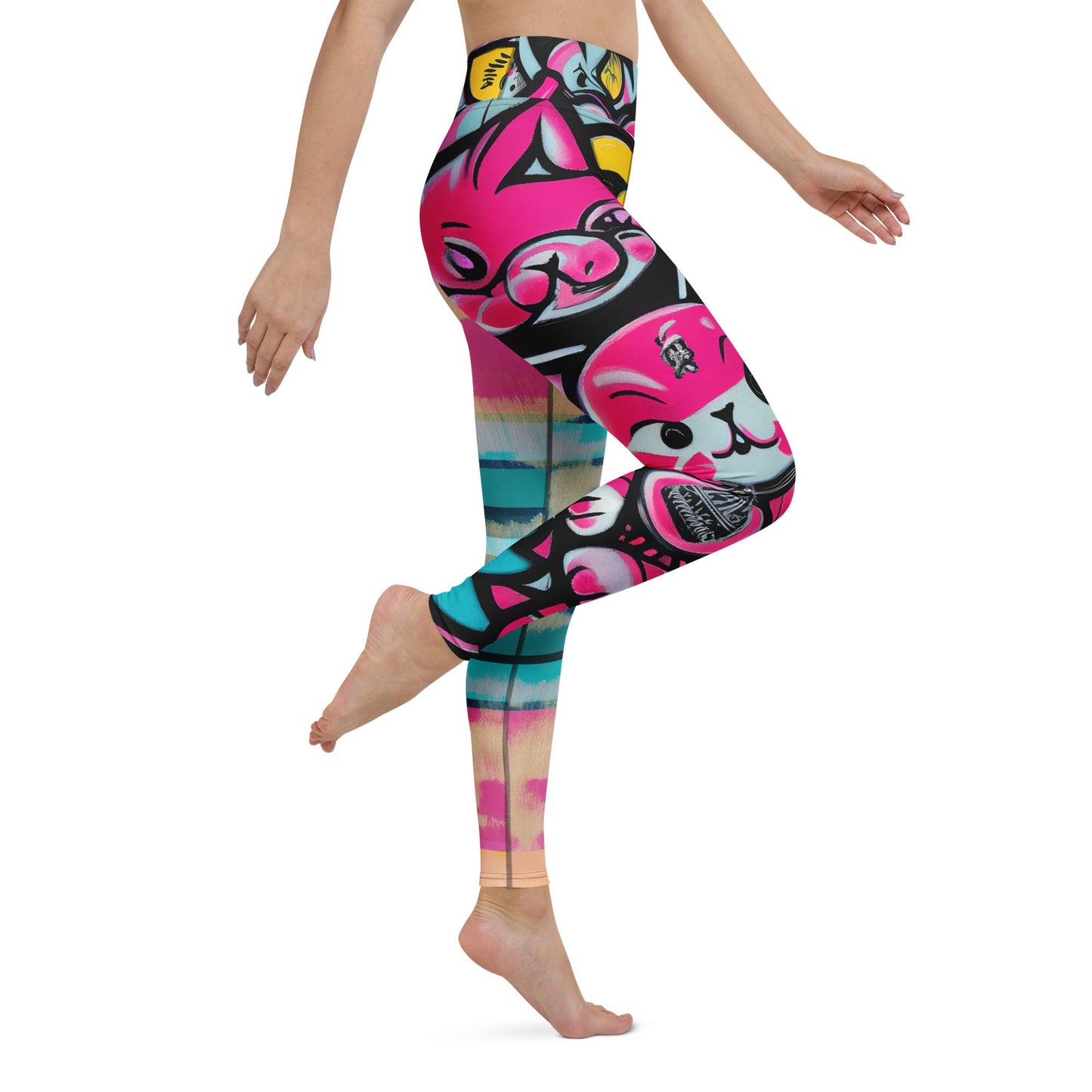 Blicky Kitty High Waist Leggings