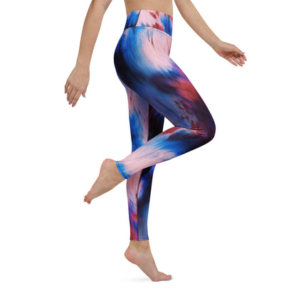 Shibori Rose High Waist Leggings