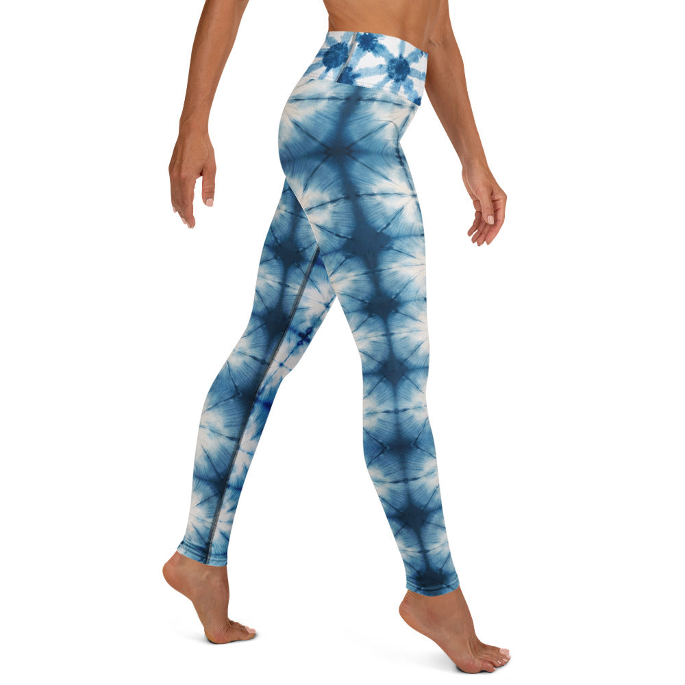 Shibori Sparkles High Waist Leggings
