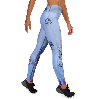 Heart Ablaze Love me Tender Yoga Leggings
