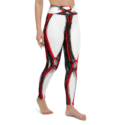 Contour Shapewear Red High Waisted Leggings