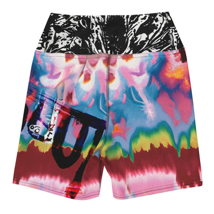 Shattered Dreams Yoga Shorts