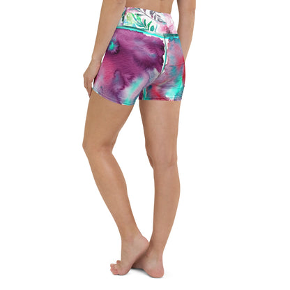 Tha Flow Turq Yoga Shorts