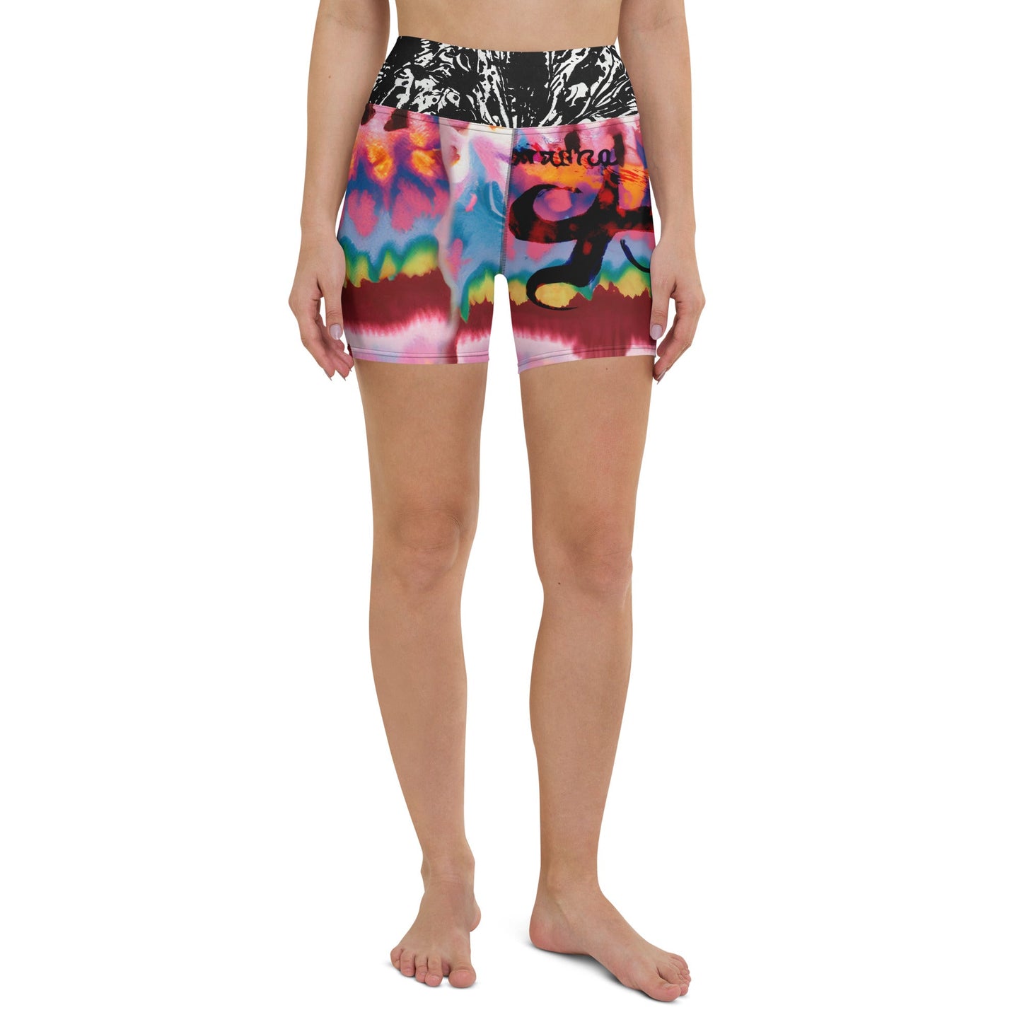 Shattered Dreams Yoga Shorts