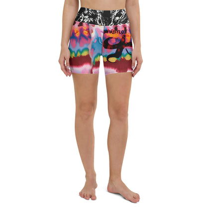 Shattered Dreams Yoga Shorts