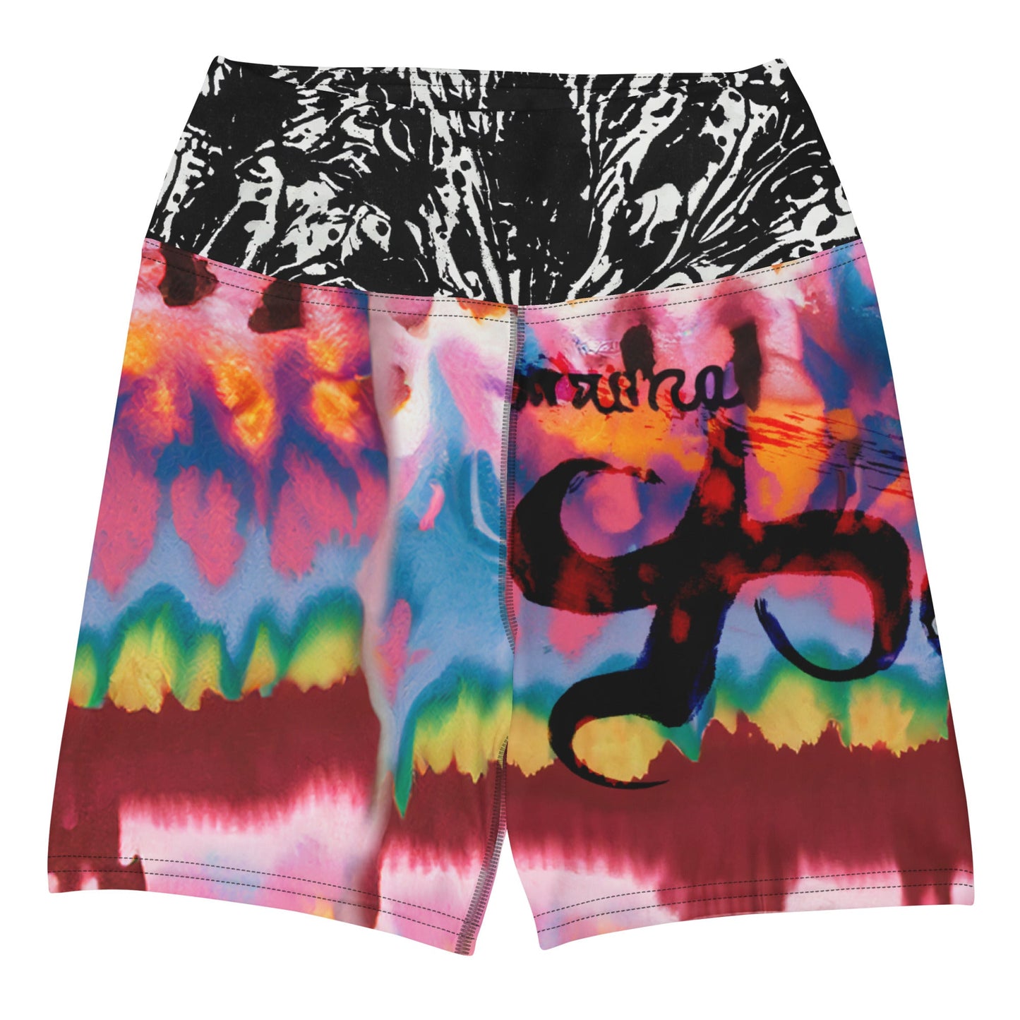 Shattered Dreams Yoga Shorts