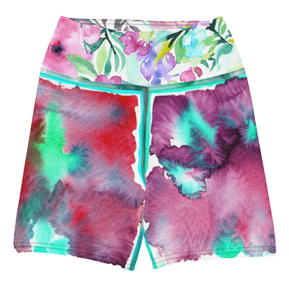 Tha Flow Turq Yoga Shorts