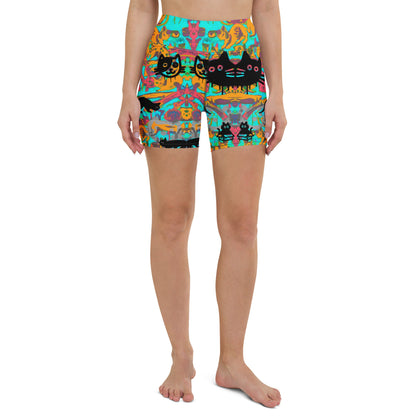 Only if you really LOVE CATS Yoga Shorts