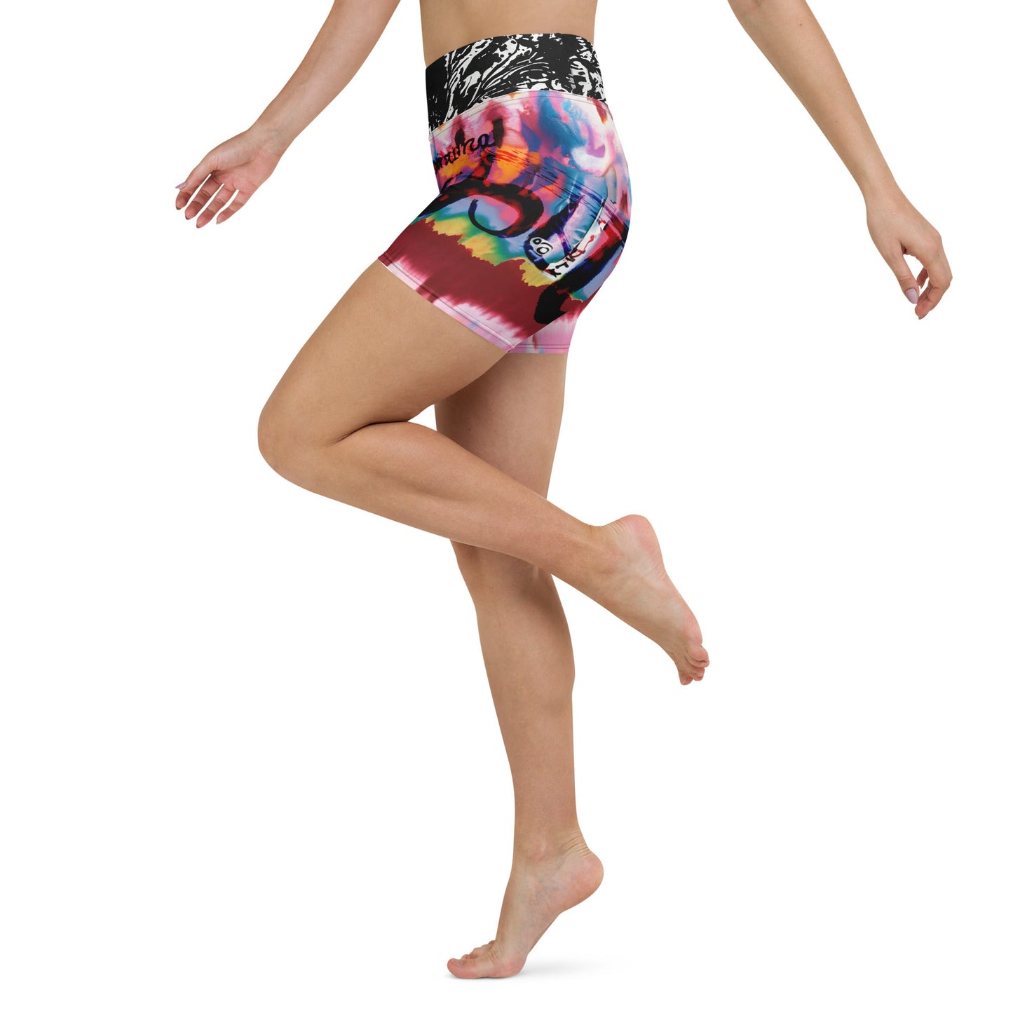 Shattered Dreams Yoga Shorts