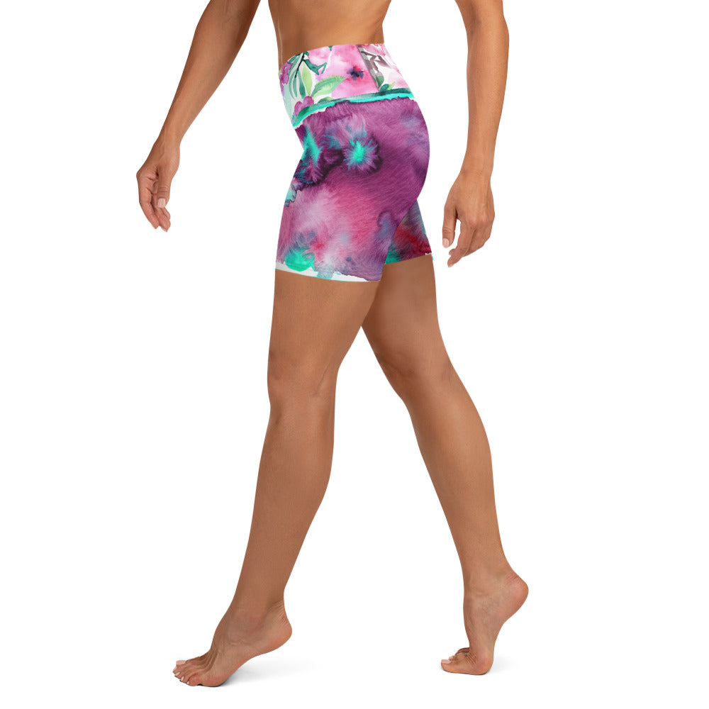 Tha Flow Turq Yoga Shorts