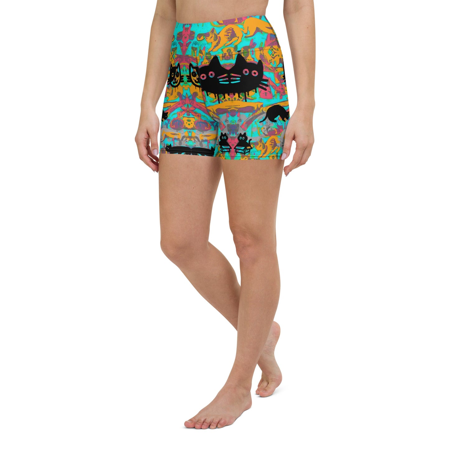 Only if you really LOVE CATS Yoga Shorts