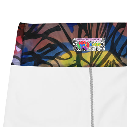 Shibori Animal Print High Waist Shorts