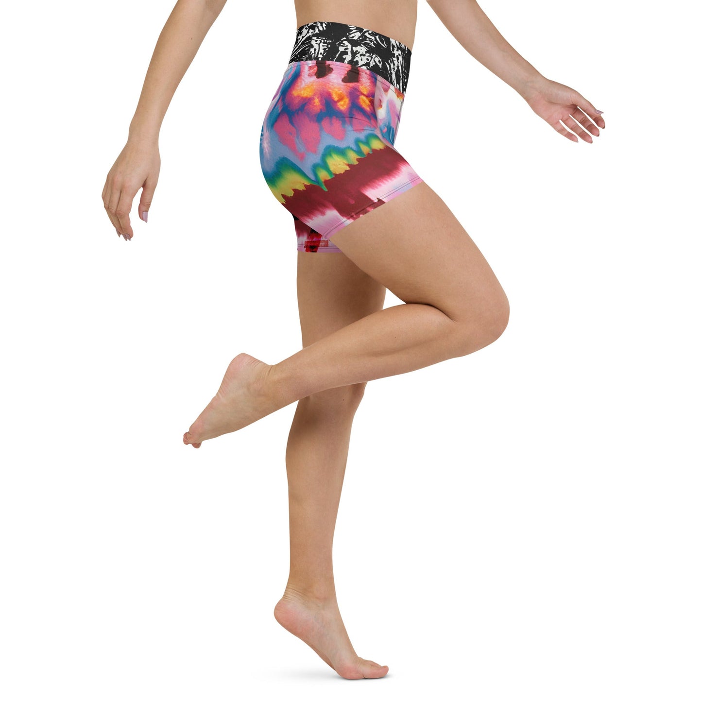 Shattered Dreams Yoga Shorts