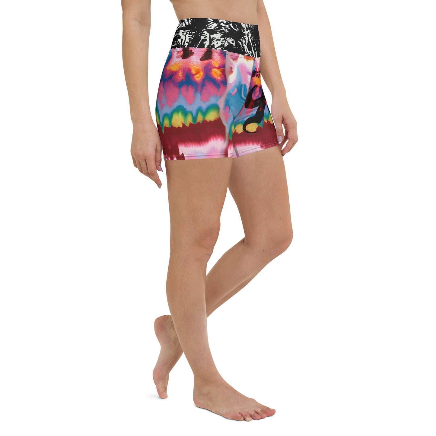 Shattered Dreams Yoga Shorts