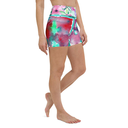 Tha Flow Turq Yoga Shorts