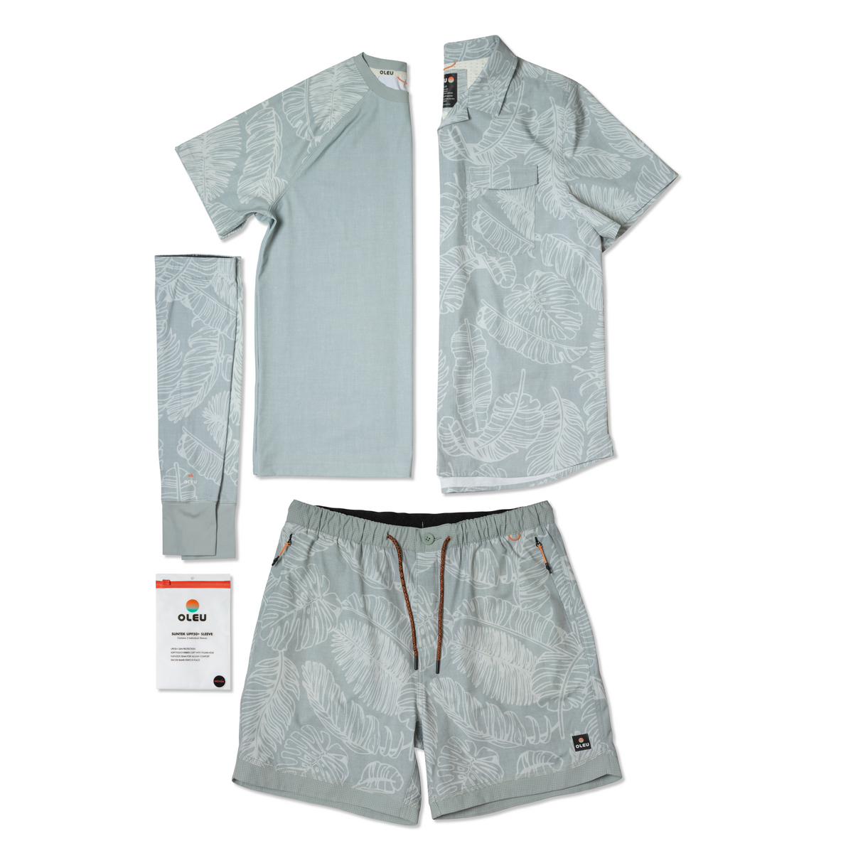 OLEU ALL-SHORT™ 6" INSEAM I 16.5" OUTSEAM - RAINFOREST SEA GREEN