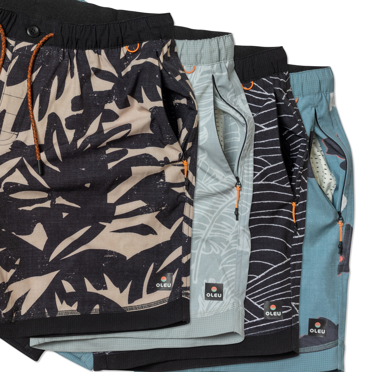 OLEU ALL-SHORT™ 6" INSEAM I 16.5" OUTSEAM - STORM in CARBON