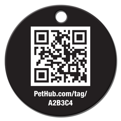 PetHub QR Pet ID Tag – Classic Aluminum