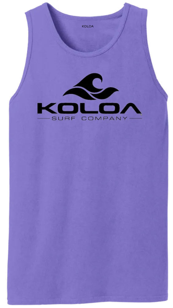 Koloa Surf Classic Wave Pigment-Dyed Tank Tops