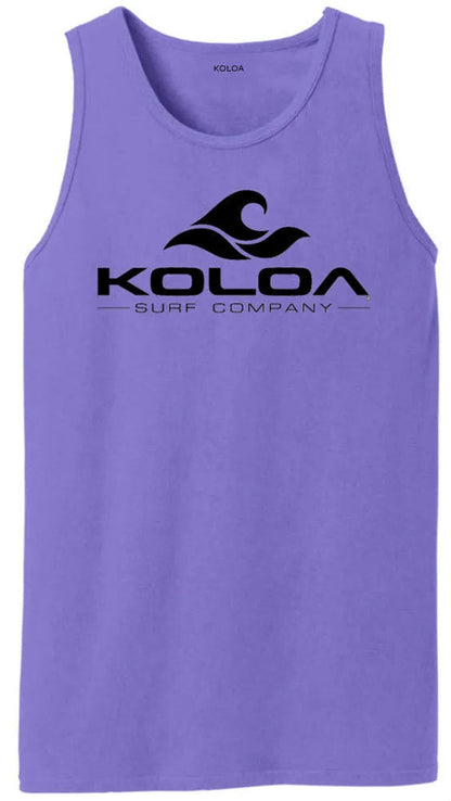 Koloa Surf Classic Wave Pigment-Dyed Tank Tops