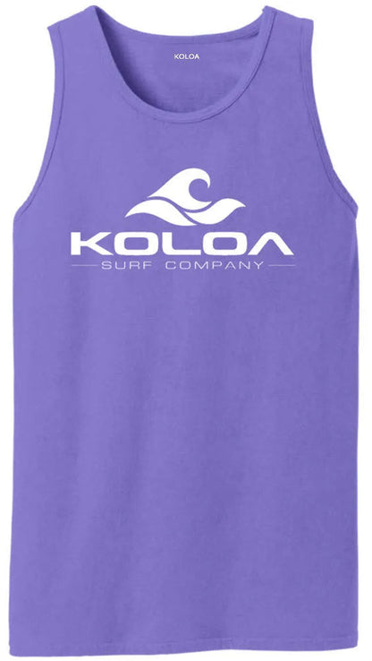 Koloa Surf Classic Wave Pigment-Dyed Tank Tops