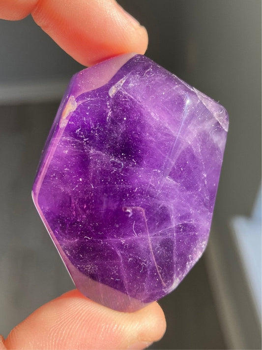 Amethyst Gemstones – Small Polished Crystals (2-3 oz)