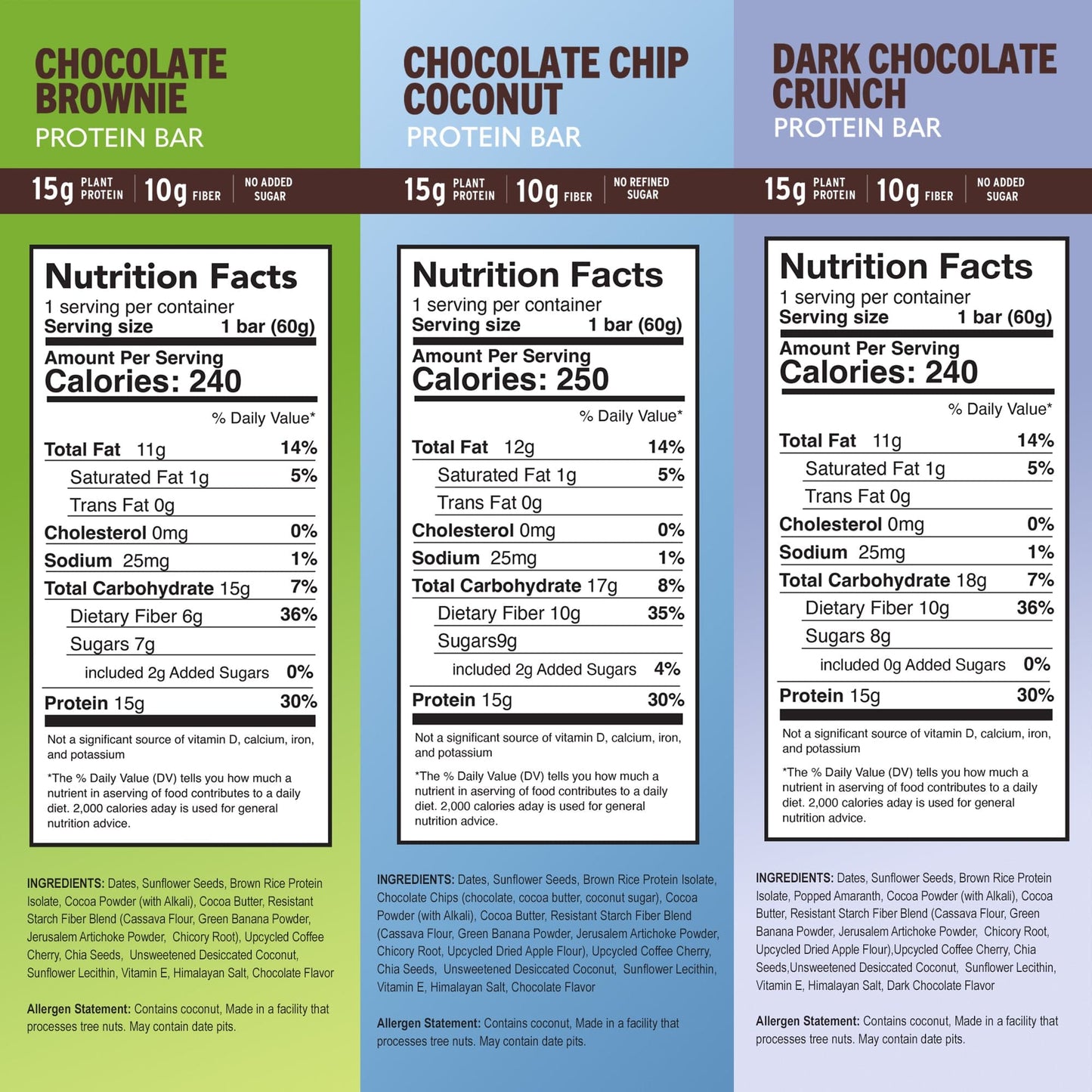 High Protein Bars Variety Pack