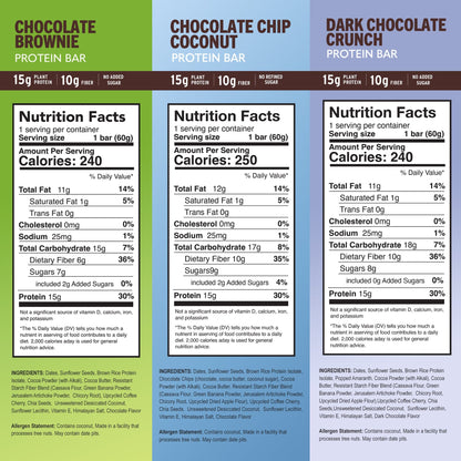 High Protein Bars Variety Pack