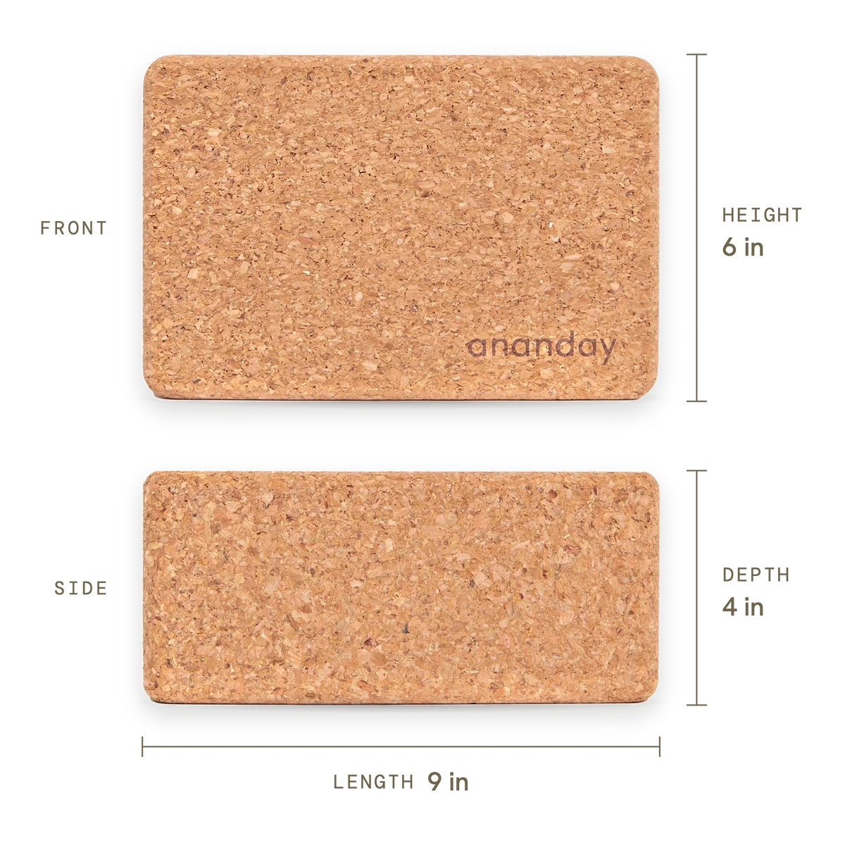 Cork Yoga Block Set