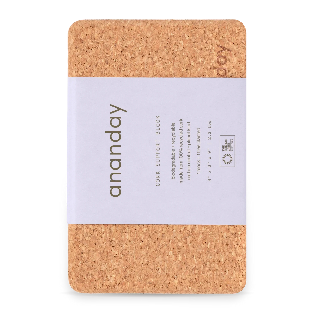 Cork Yoga Block