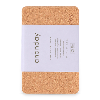 Cork Yoga Block