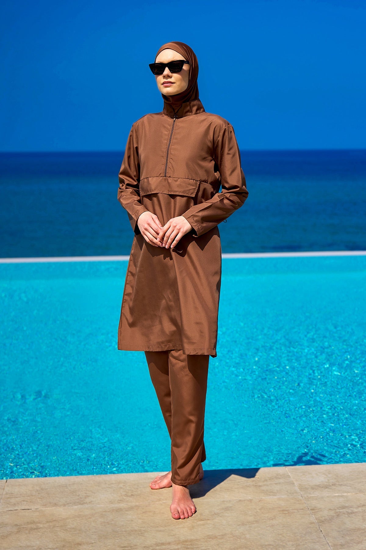Andalus Black Full Coverage Burkini Set for A2503-3