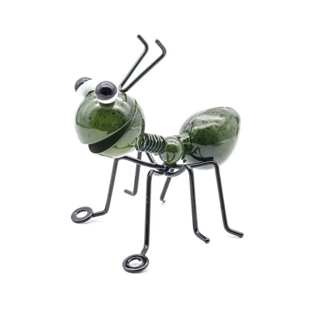 Metal Ants Garden Decoration, Fence Lawn Bedroom Living Room Hanging Wall Decoration, 3D Sculpture Ants Art Decoration Ornament