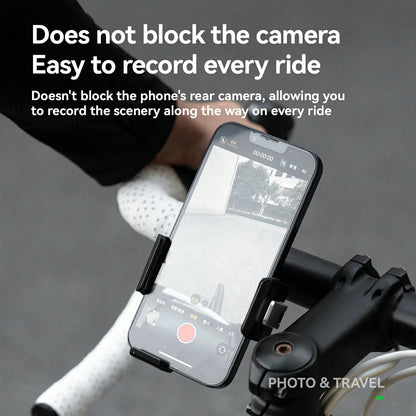 Aluminum Anti-Shake Cell Bike Phone Holder, Motorcycle Phone Mount for 2.56–3.74"