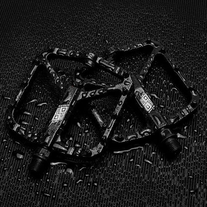 Anti-Slip Ultra-light Bicycle Pedal Quick Release Pedal Flat Bearing Pedal Suitable For Mountain Road Bike Accessories Mountain Bike Pedals Nylon Composition Bicycle Pedals With Wide Flat Platform