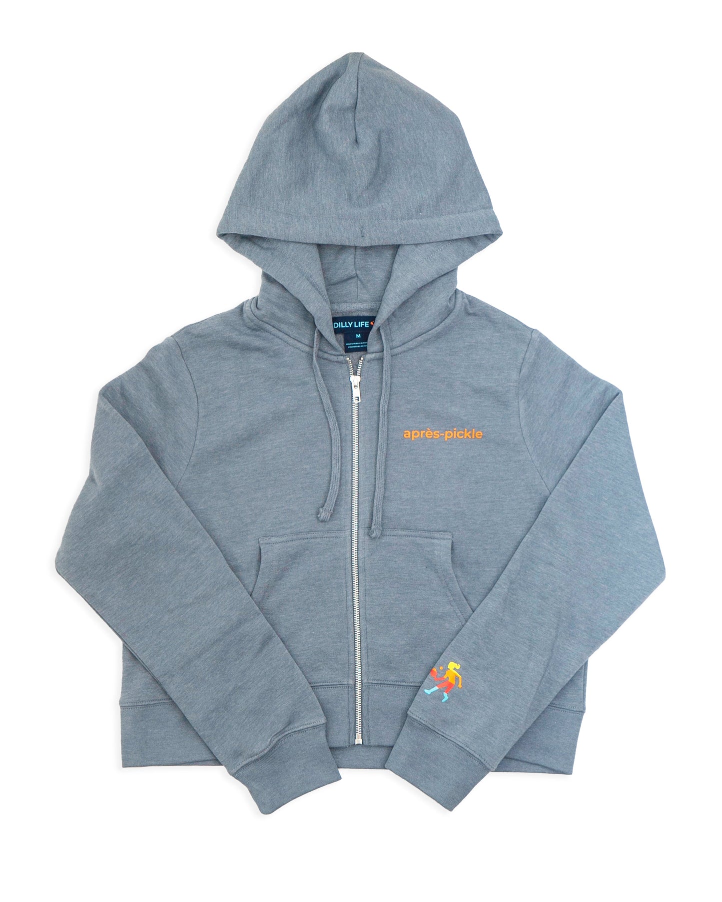 Women's après-pickle Crop Fit Full Zip Hoodie