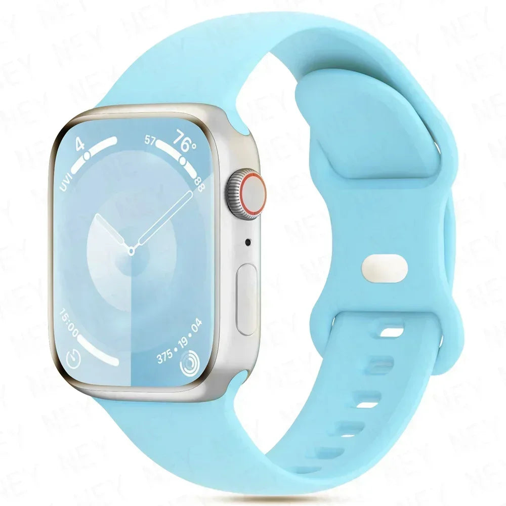 Silicone Apple Watch Band Series 11/10/9/8/7/6/5/4/ SE / Ultra 1/2/3