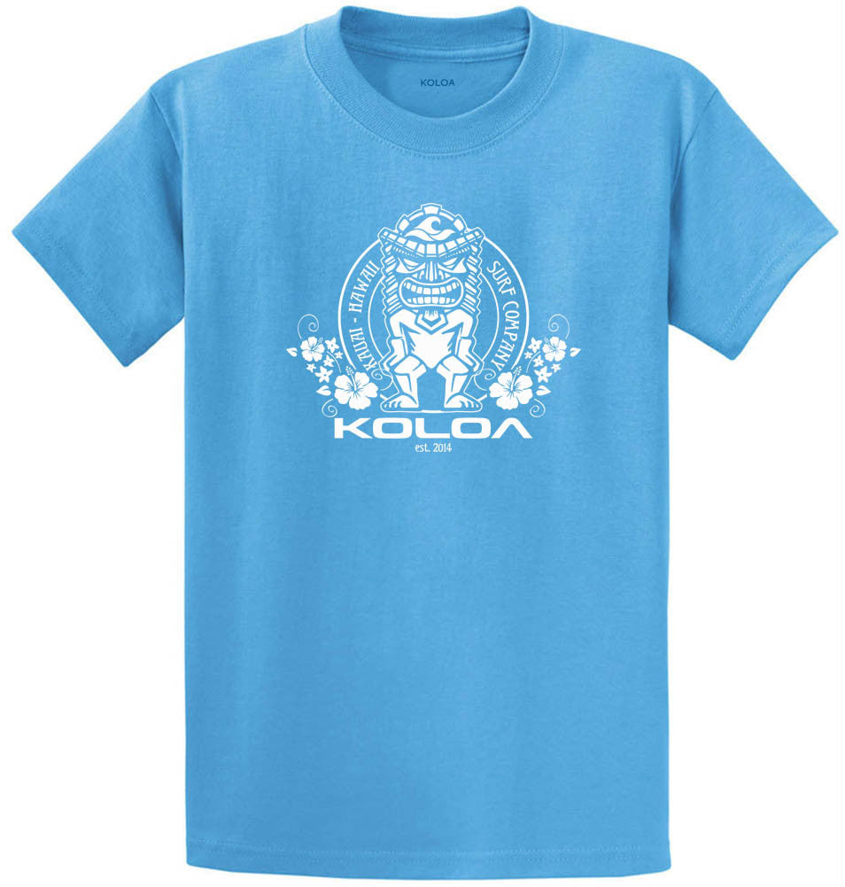 Koloa Tiki Flowers Youth T-Shirt