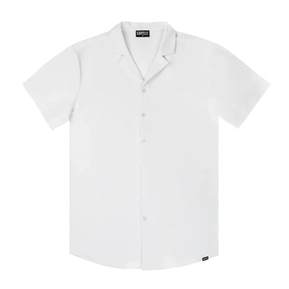 Arctic White Men's Button Down Resort Shirt, Modern Fit
