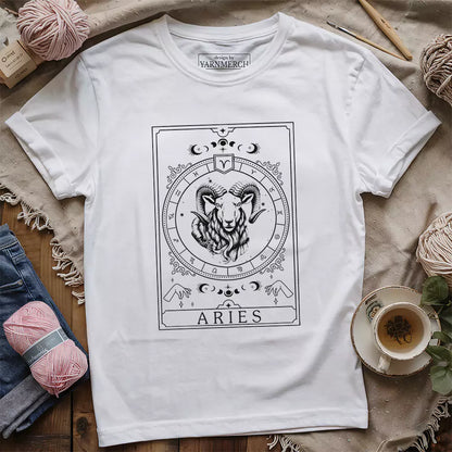 Aries Yarn Tarot T-shirt